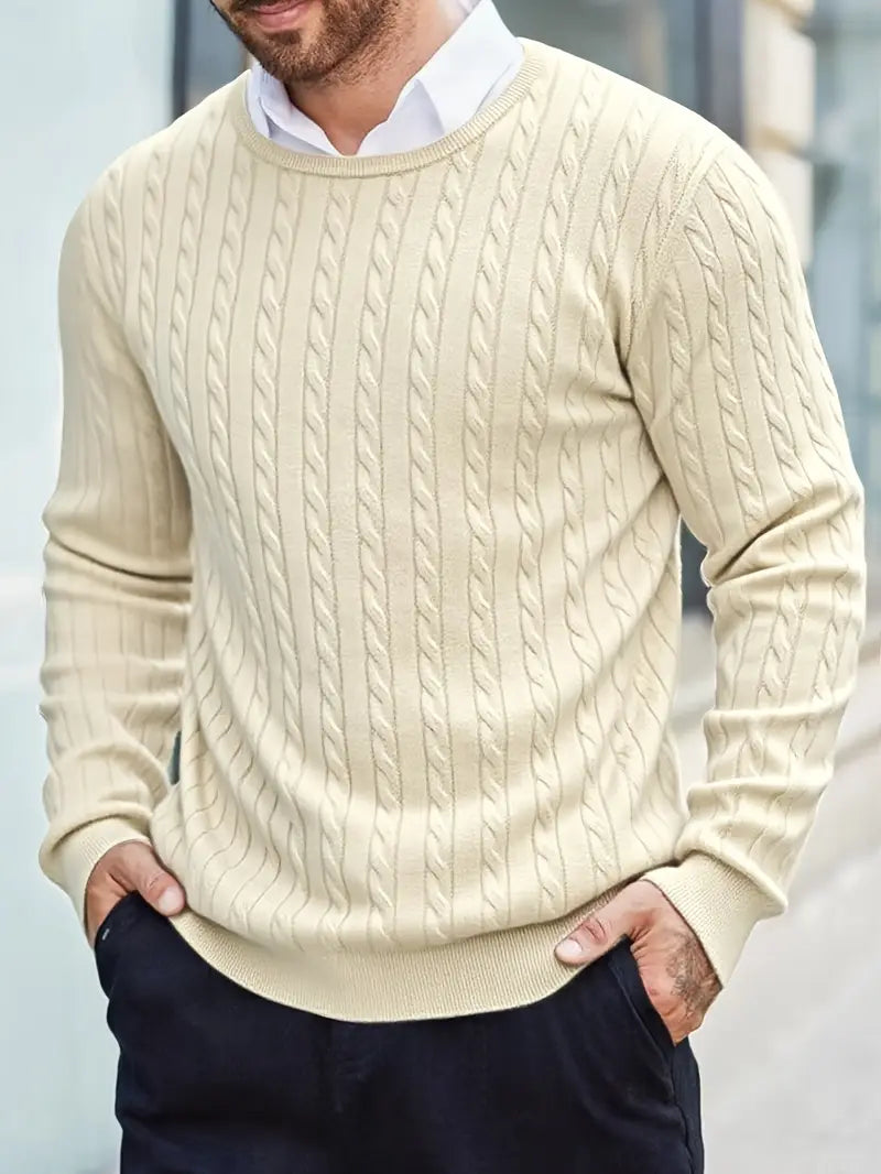 Jonty – Gestrickter Langarm Rollkragenpullover
