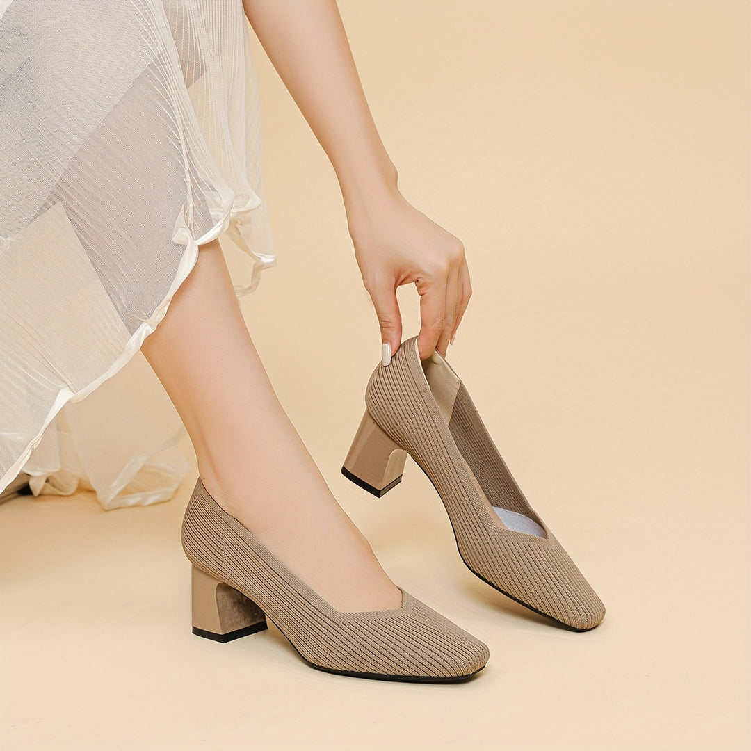 Joleen – Stilvolle Pumps Mit Klobigem Absatz