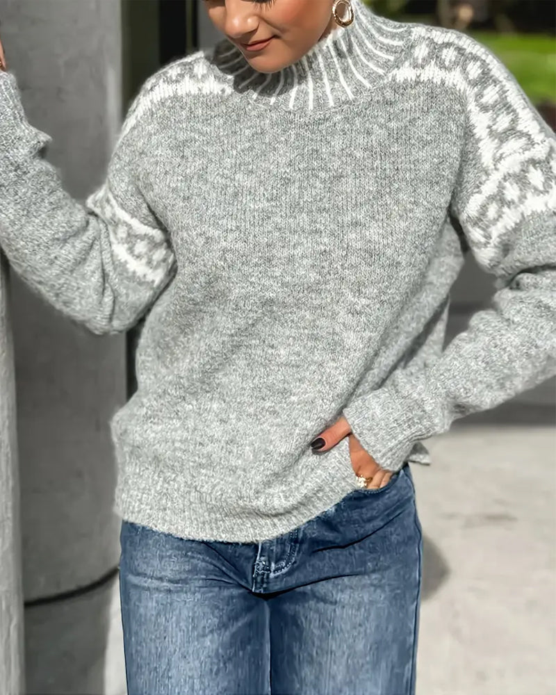 Tressia – Rollkragen Pullover Aus Strick