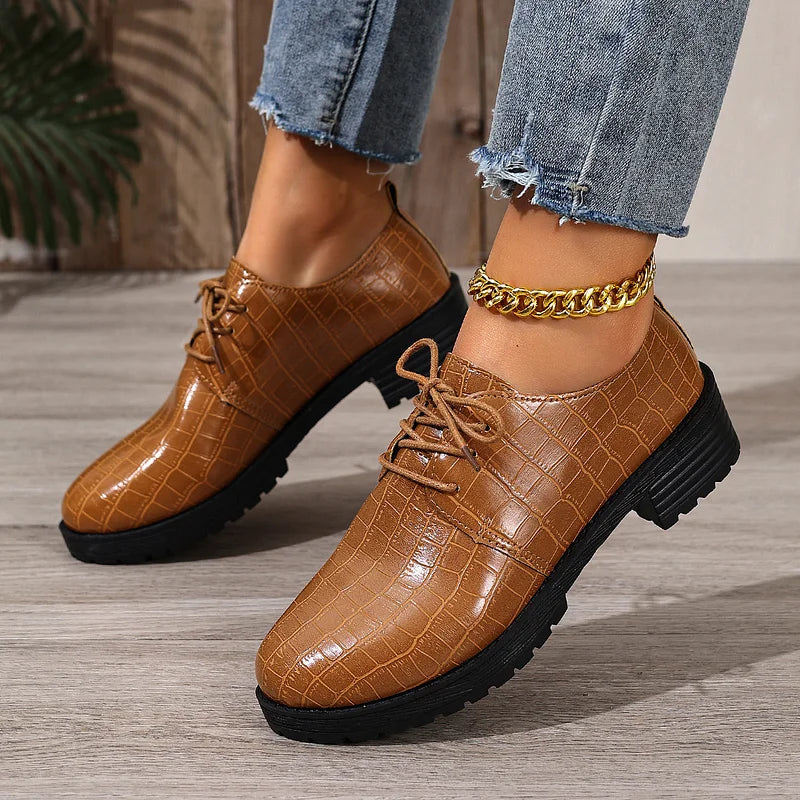 Niyra – Derby Schuhe Mit Schnürung Und Klobiger Sohle