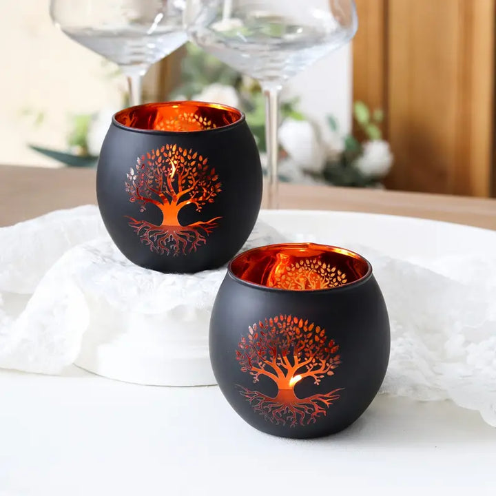 GlowRoot - Baum des Lebens Kerzenhalter Satz