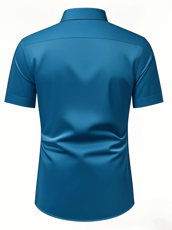 Ezra – Elegantes Schmal Geschnittenes Hemd Mit Knöpfen