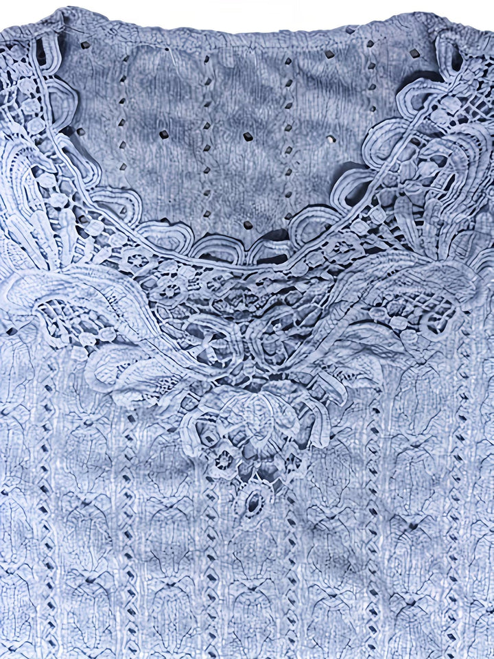 Rickea - Elegante Kurzarmbluse