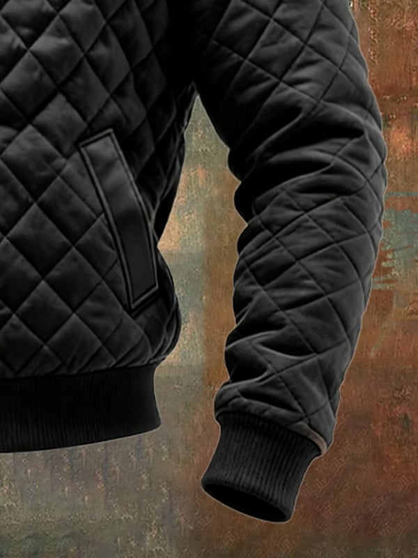 Gianluigi – Retro Strick Jacke Mit Tasche