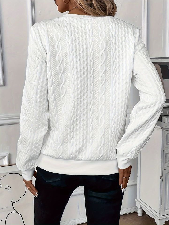 Karoline – Eleganter Und Bequemer Reißverschluss Pulli