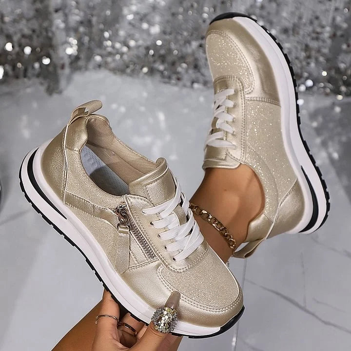 Kathren – Bequeme Schnür Turnschuh