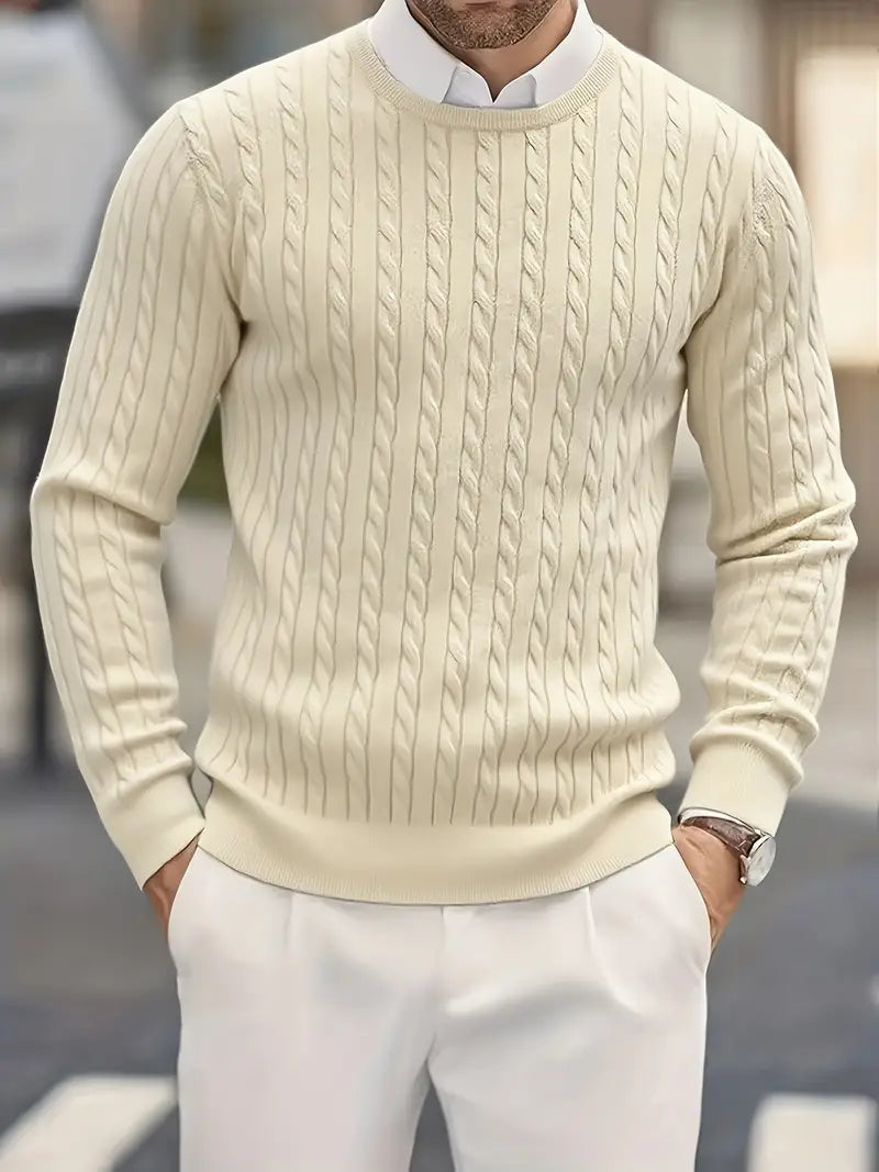 Jonty – Gestrickter Langarm Rollkragenpullover
