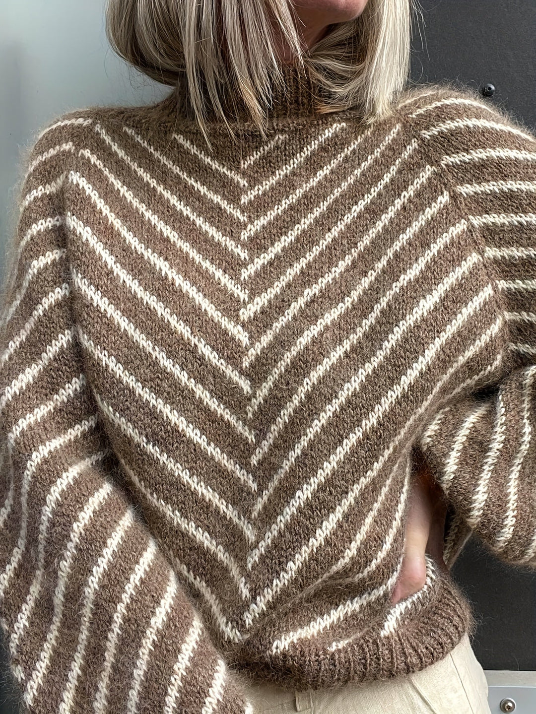 Klarysa – Lässiger Langarm Strickpullover