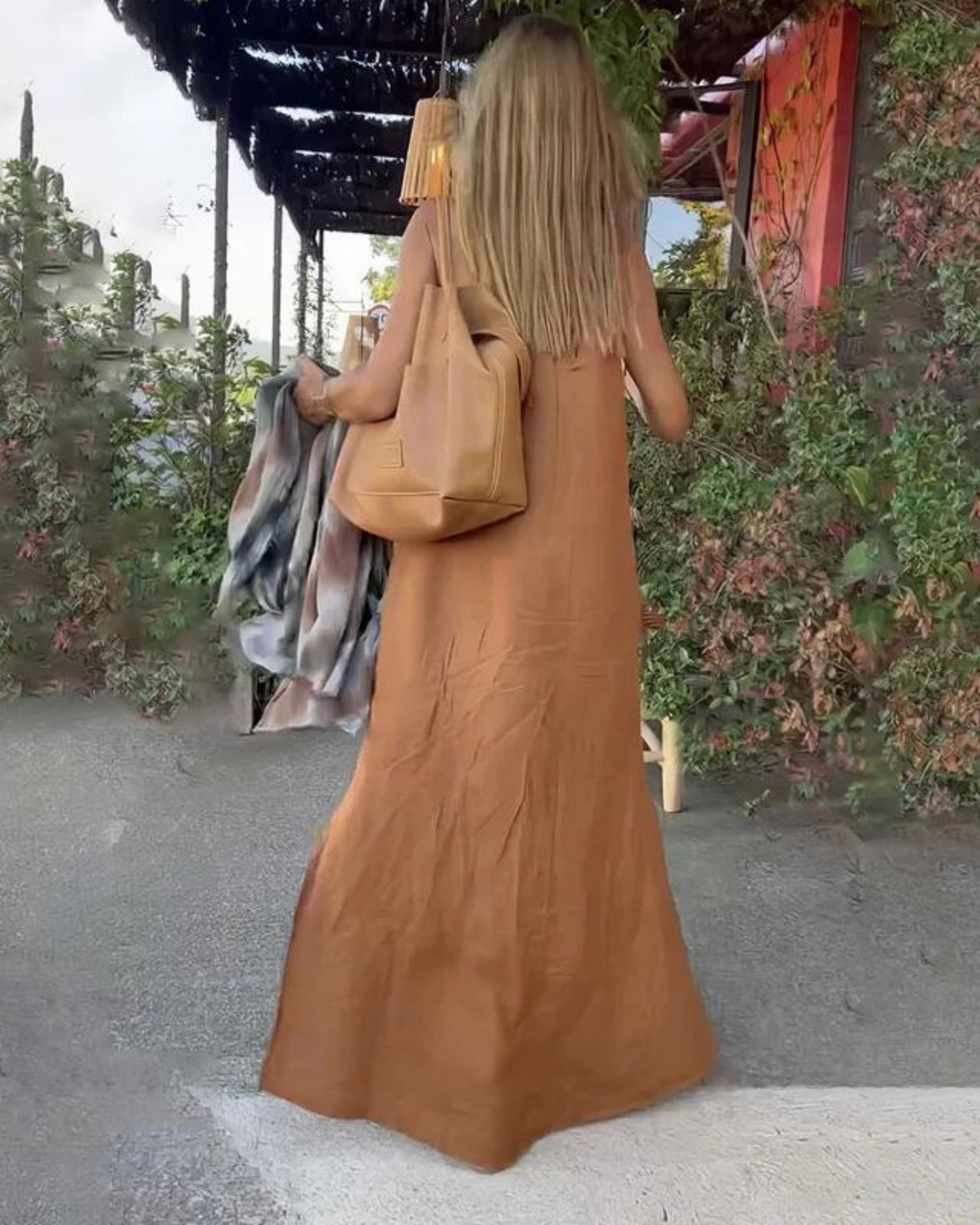 Galilea – Langes Kleid Aus Leinenmischung