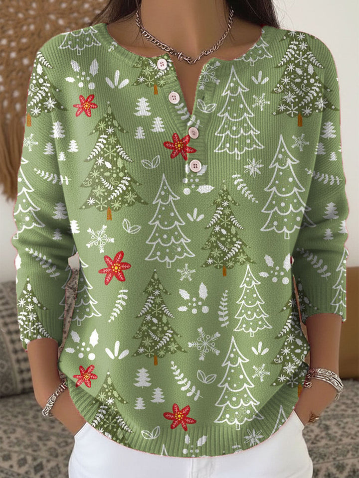 Nocchi – Weihnachts Pullover Mit Knöpfen