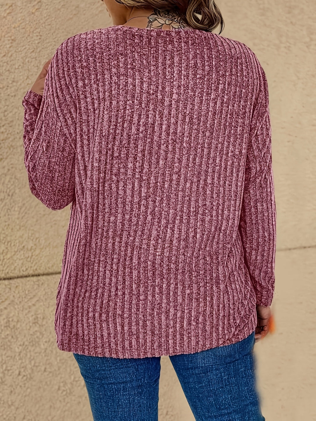 Katiya - Lässiger Locker Sitzender Pullover Mit Langen Ärmeln