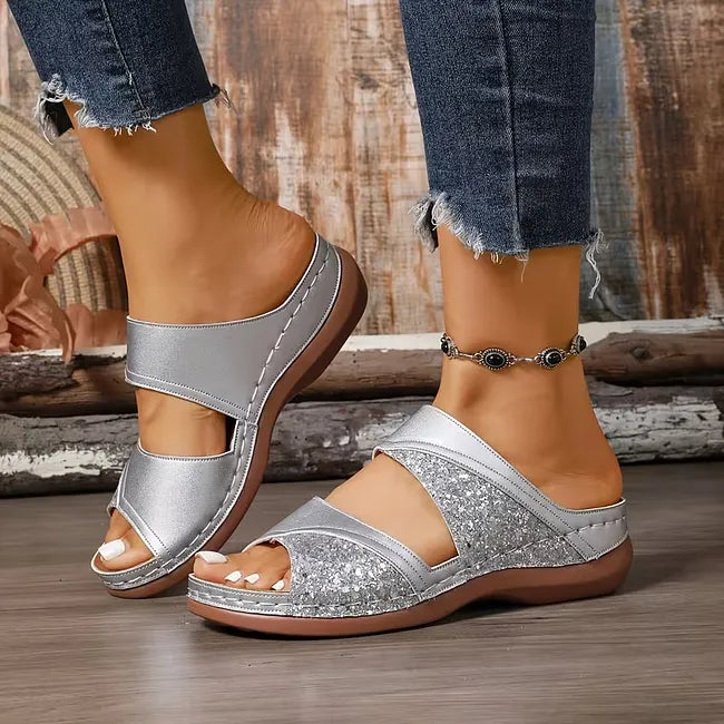 Tiphaine - Orthopädische Sandalen Mit Keilabsatz