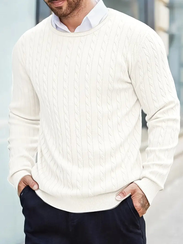 Jonty – Gestrickter Langarm Rollkragenpullover