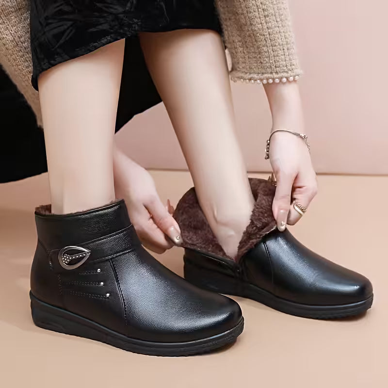 Petruta – Wärme Stiefeletten Aus Wildleder