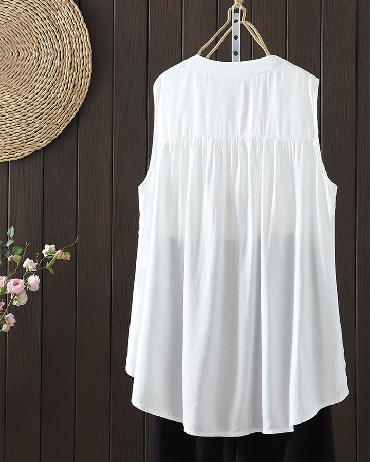 Shilika – Ärmelloses Tanktop mit Blumenmuster