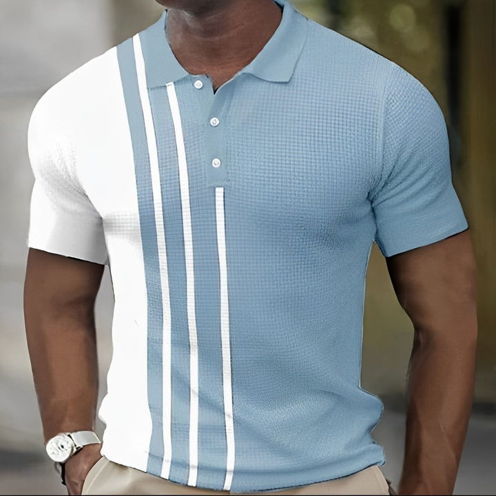 Gregory - Polo Hemd Mit Stylischen Streifen