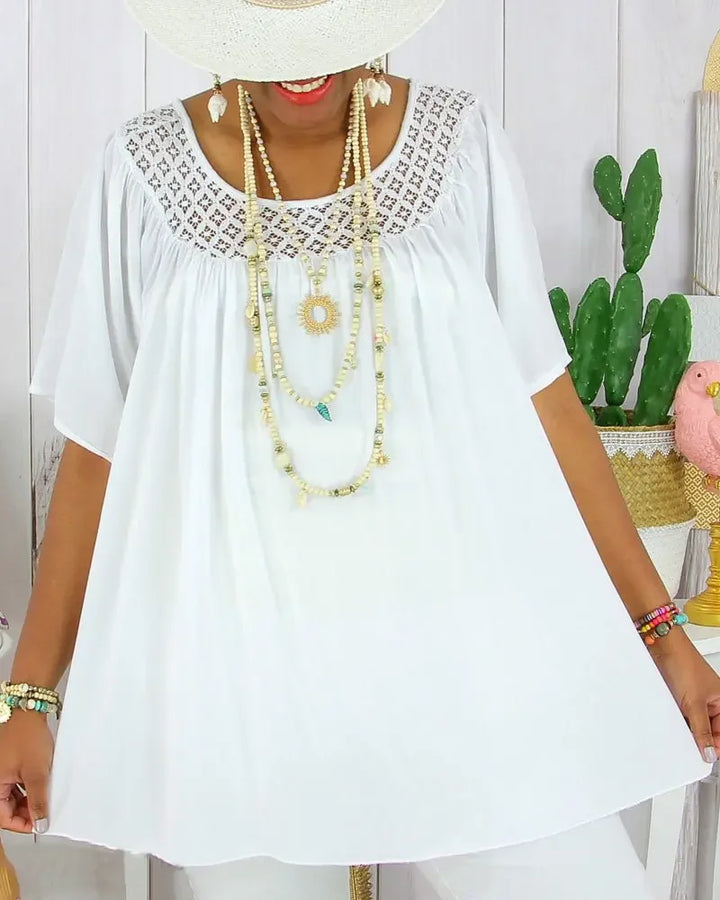 Silvana - Sommerkleid mit Kurzen Ärmeln