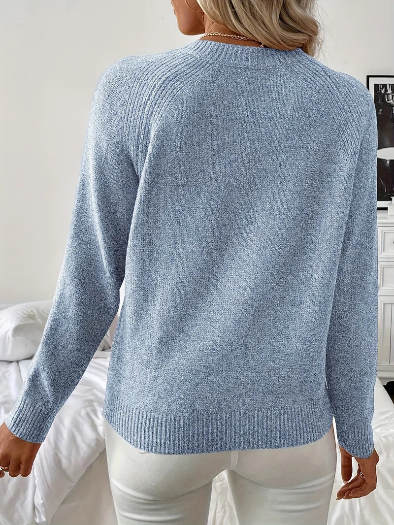 Pascuala – Eleganter Strick Pullover Mit Perlen