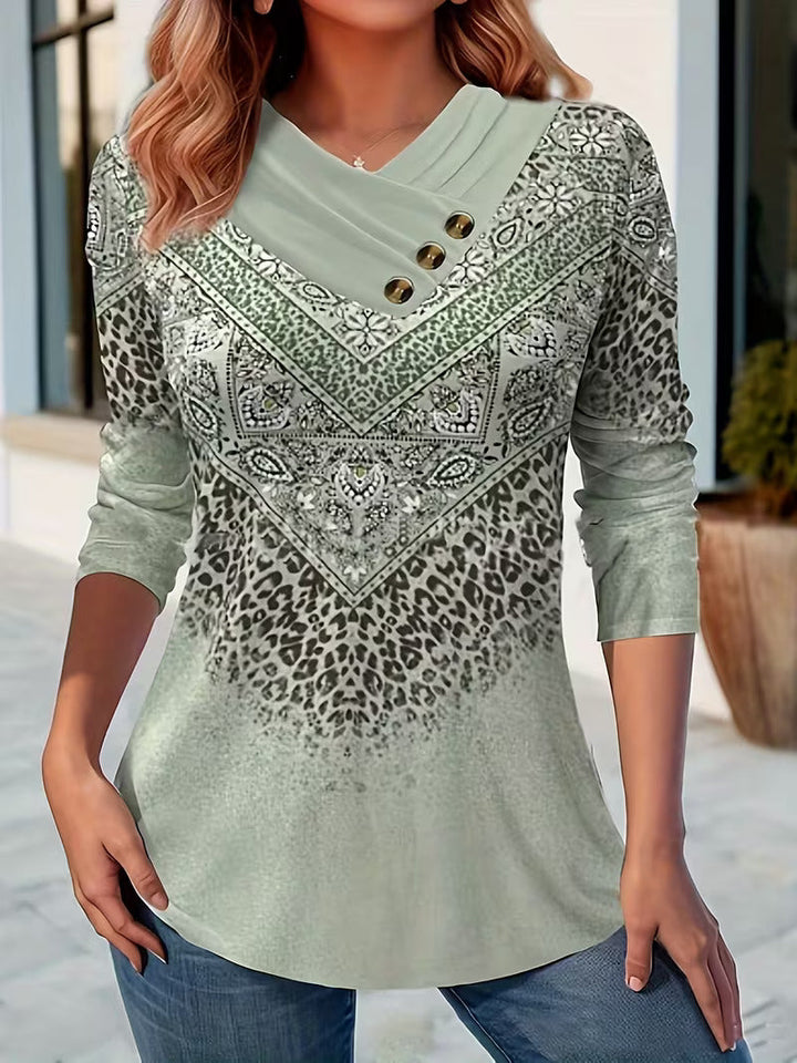 Dainora – Minikleid im Ethnischen Stil Mit Tatarischem Drucken
