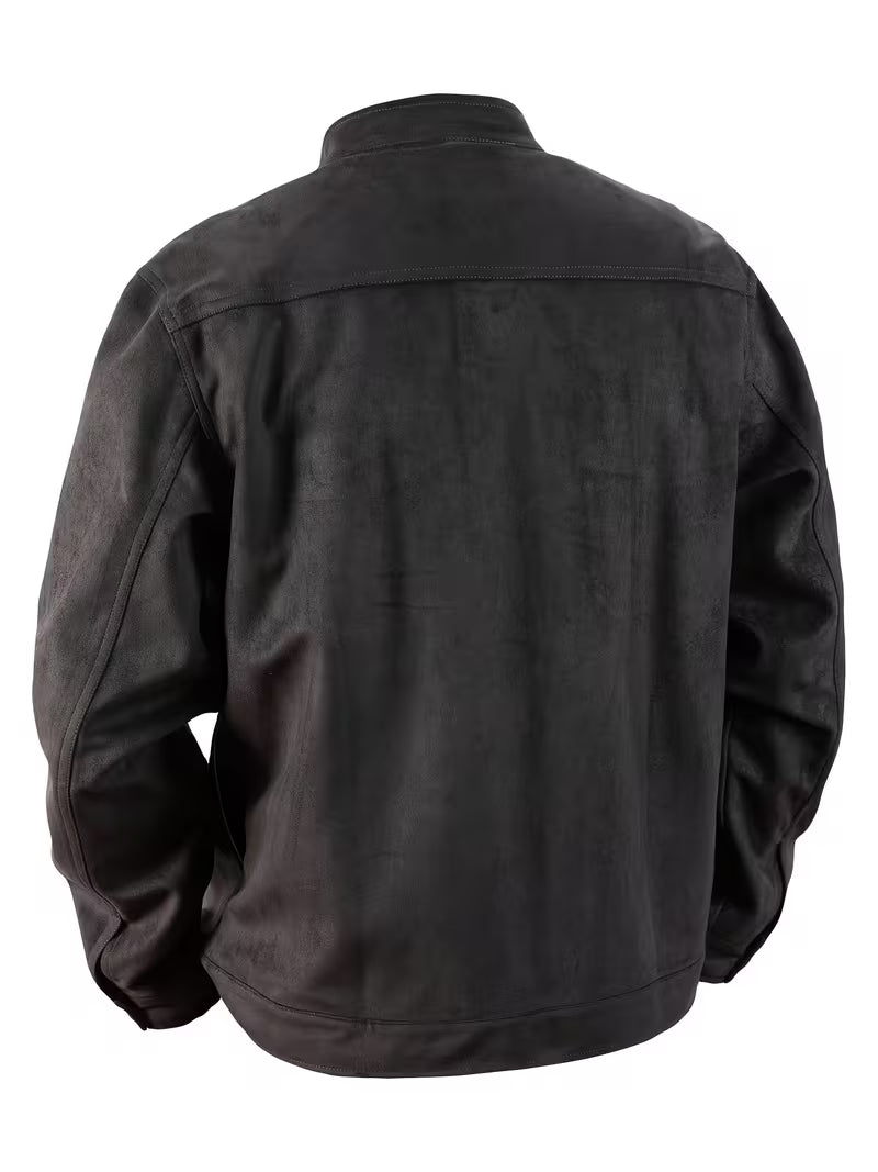 Jelil – Wildleder Jacke Mit Zwei Vordertaschen