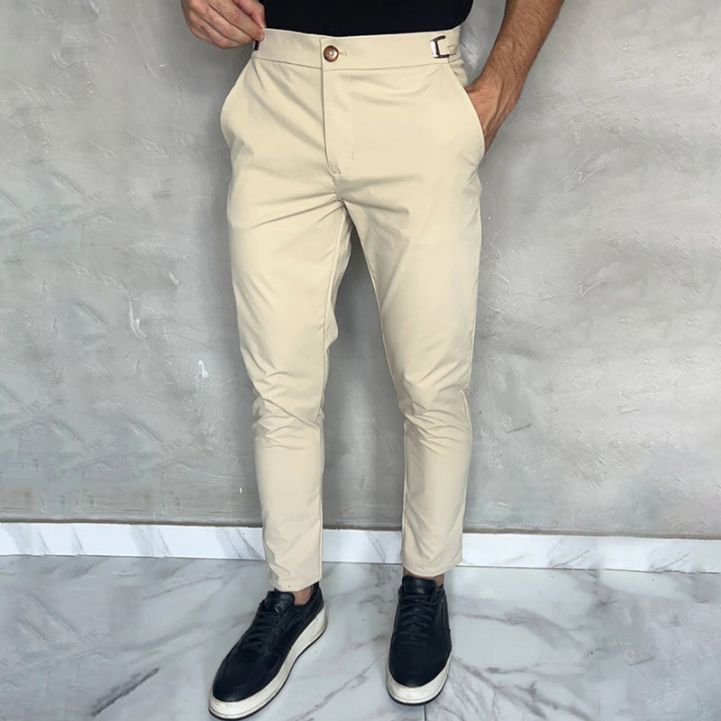 Matan - Klassische Stretch Hose Mit Schmaler Passform
