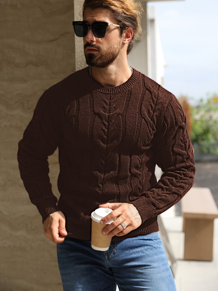 Bavon - Lässiger Gestreifter Pullover