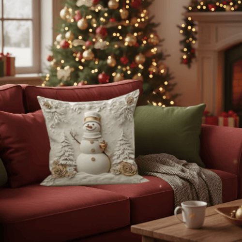 CozyFest – Weihnachtlich Gestalteter Kissenbezug Für Wohnkultur