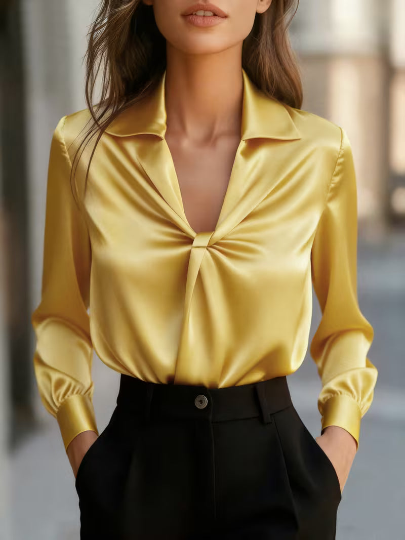 Leylah – Elegante Langarmbluse