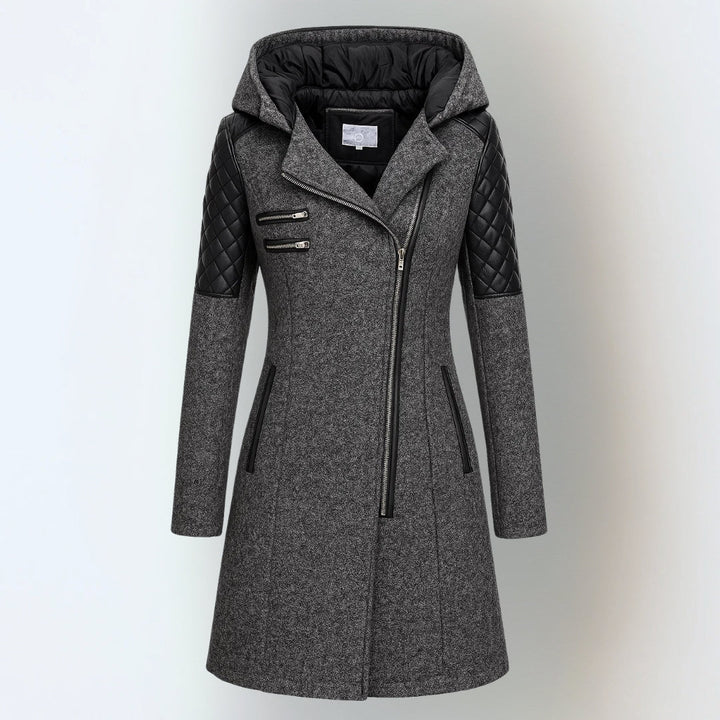 Jasneet – Winter Jacke Mit Kapuze Und Reißverschluss
