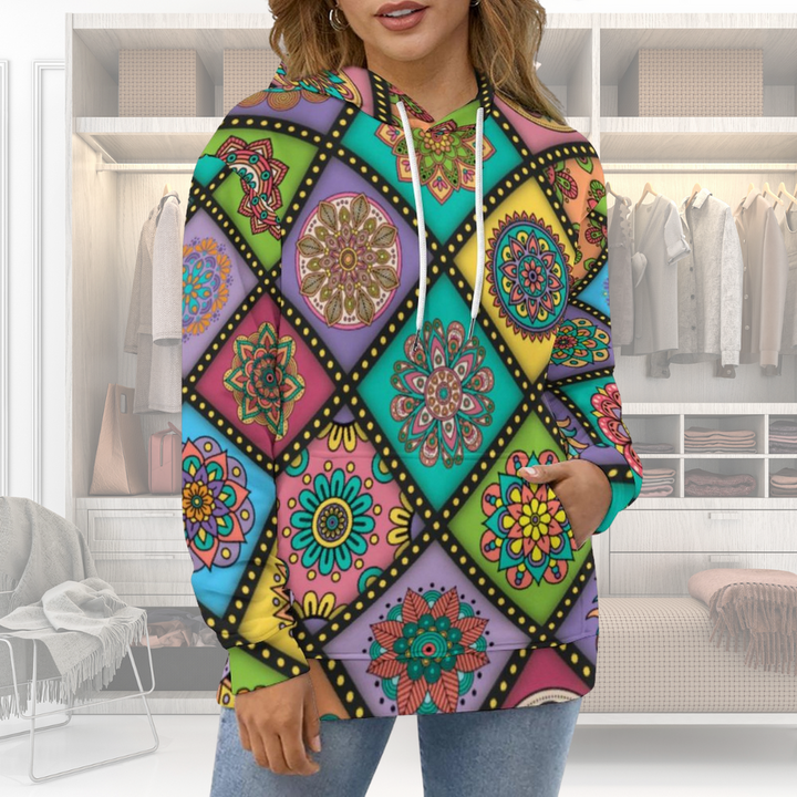 Josje - Langärmelige Kapuzen Pullover