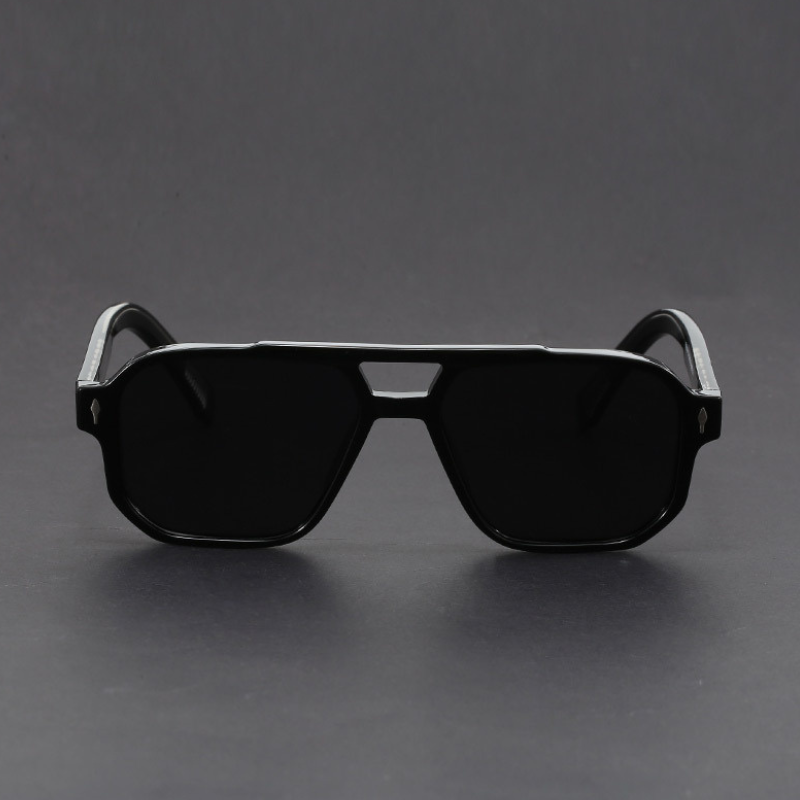 Kieran – Sonnenbrille mit Zweifarbigem Rahmen und eckiger Form