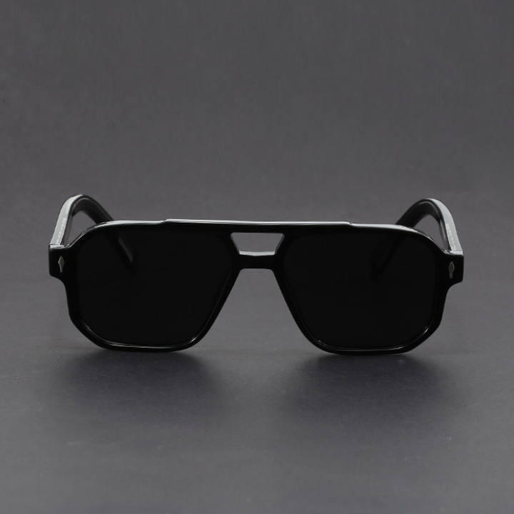 Kieran – Sonnenbrille mit Zweifarbigem Rahmen und eckiger Form