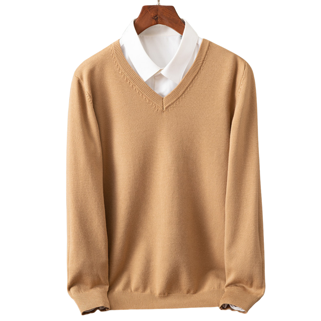 Stokes – Kaschmirpullover Mit V-Ausschnitt