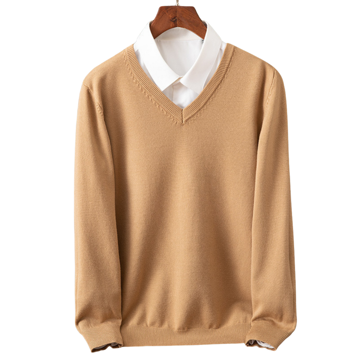 Stokes – Kaschmirpullover Mit V-Ausschnitt
