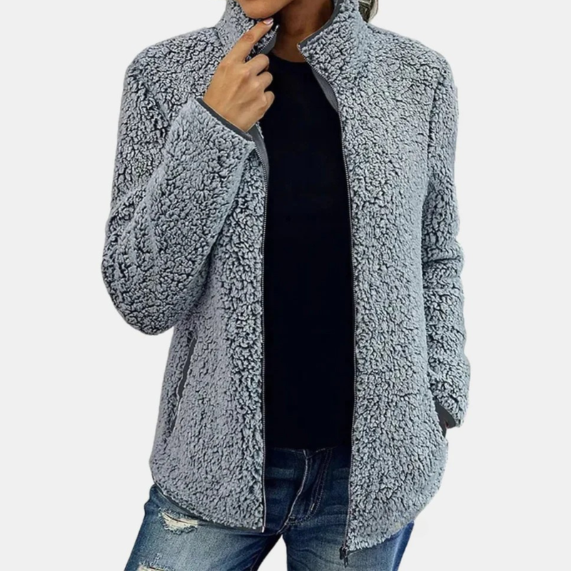 Sureena – Lässige Vlies Jacke