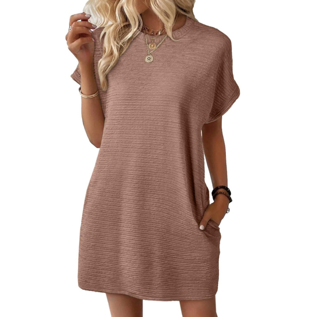 Elviaa – Elegantes Minikleid Mit Tasche