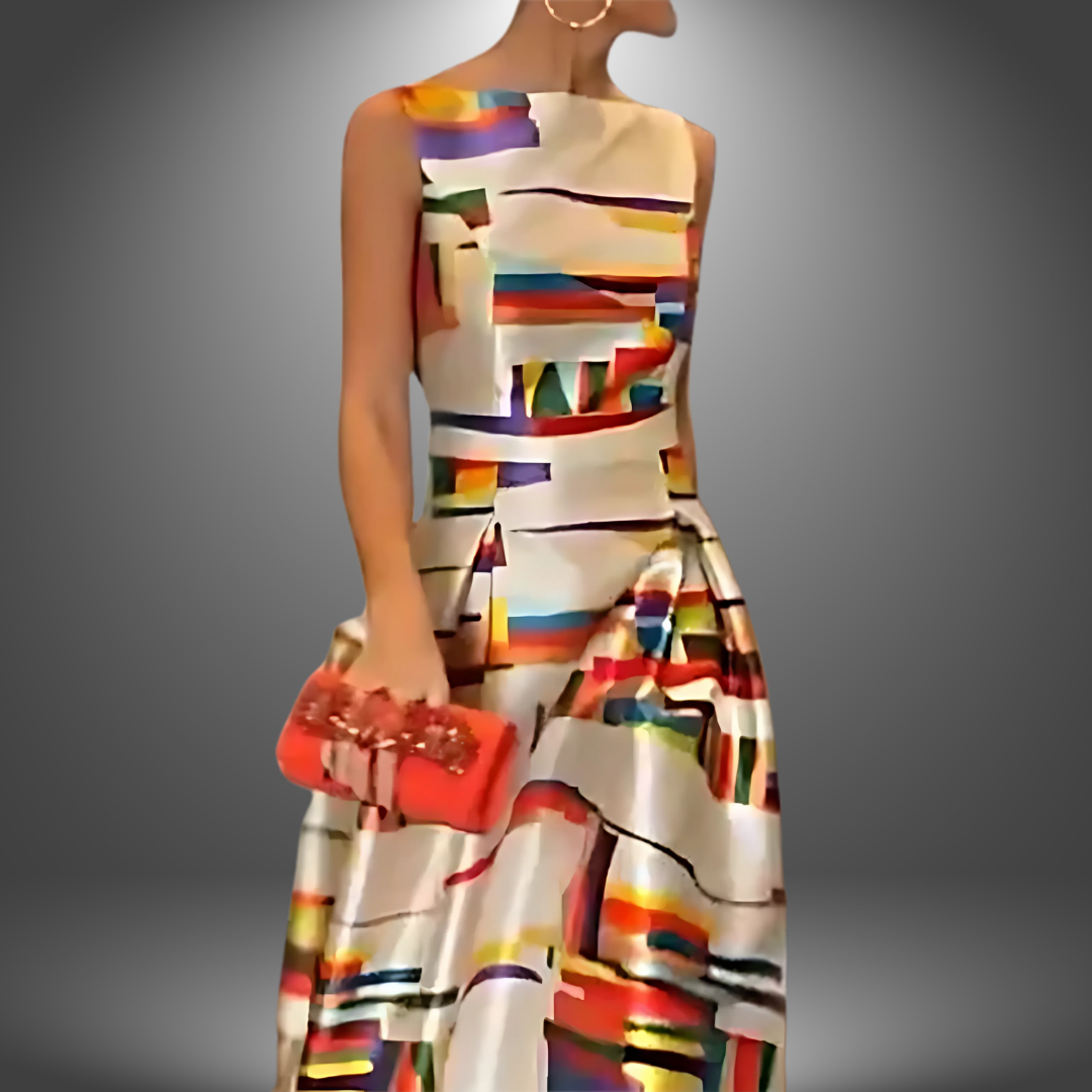 Misa | Handgefertigtes Langes Freizeitkleid