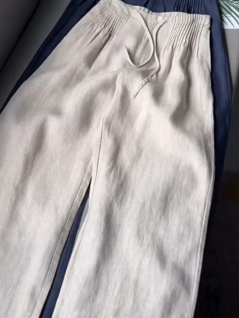 Kuupik – Weite Hose Aus Leinen
