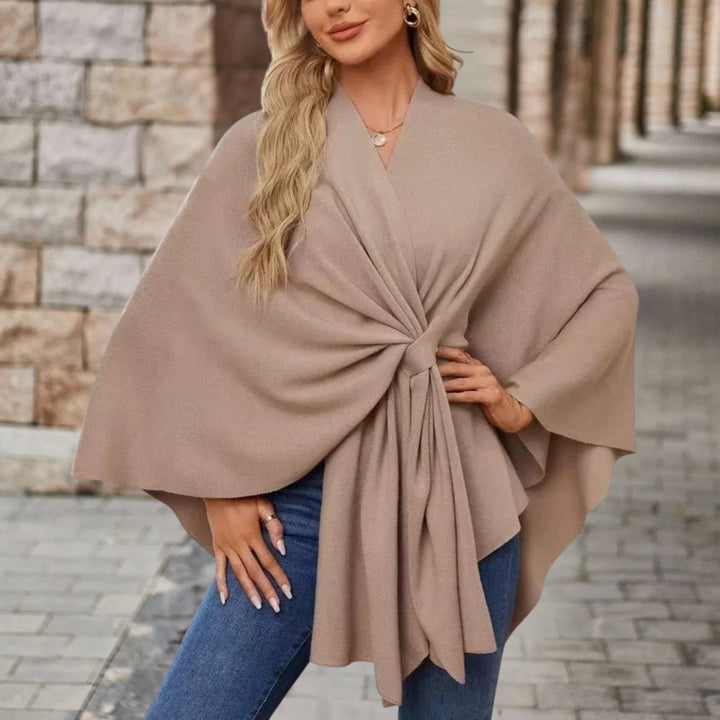 Helin - Bequemer Mit V-Ausschnitt Shawl