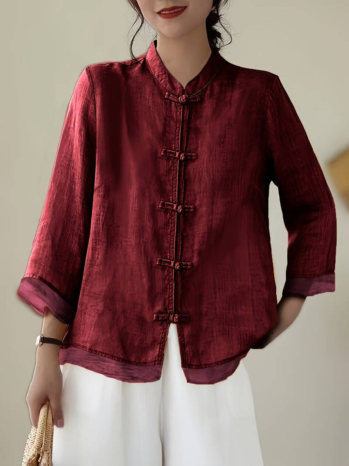 Sigal - Vintage Hemd Mit Lockerer Passform Und Patchwork Gestaltung