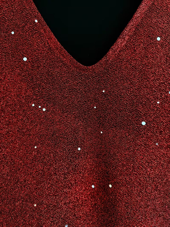 Eglantina – Midikleid Mit Aufwendigen Stickereien Und Perlen