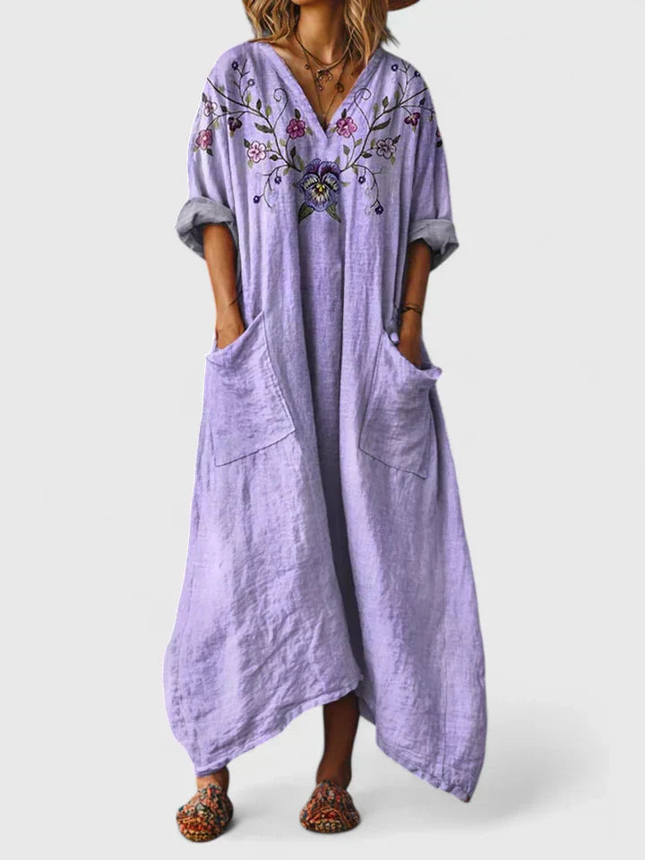Chathumi - Elegantes Kleid Mit Aufdruck
