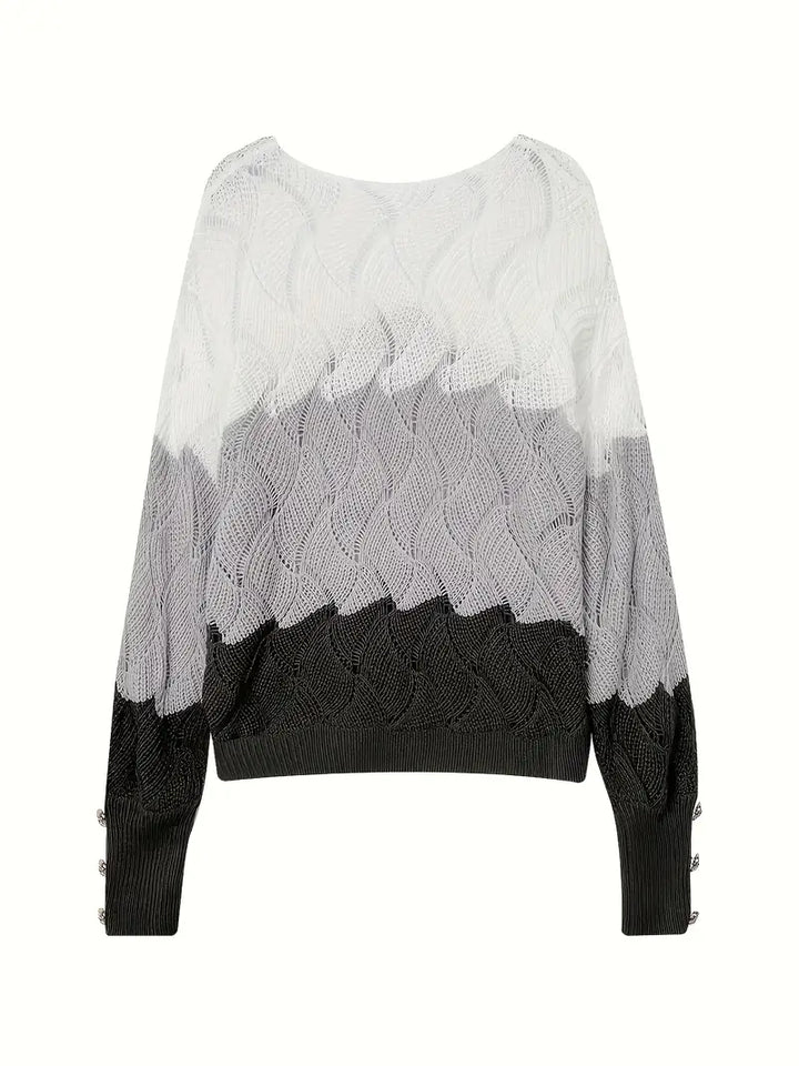 Renilda - Eleganter Strickpullover Mit V-Ausschnitt