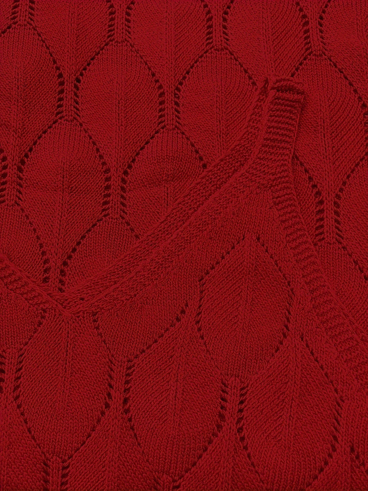 Luciana - Ärmelloses Langes Strickkleid Im Mantelstil
