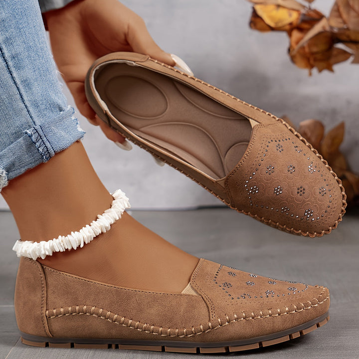 Lyrissa – Bequeme Genähte Schuhe