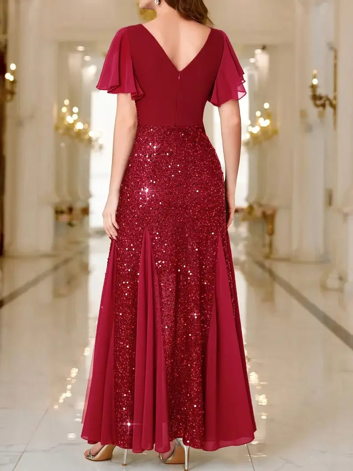 Hinrikka – Elegantes  Stilvolles Satinkleid