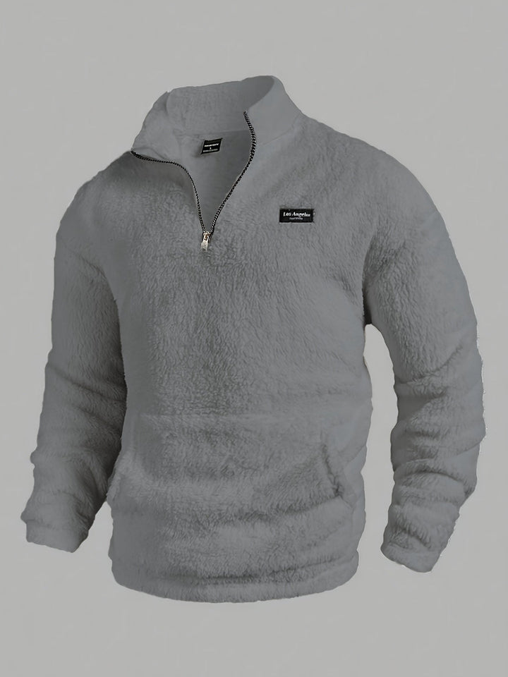 Kamil – Fleece Pullover Mit Halbem Reißverschluss