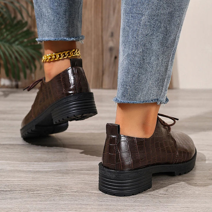 Niyra – Derby Schuhe Mit Schnürung Und Klobiger Sohle