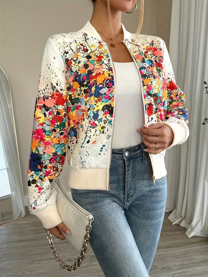 Riena – Jacke Mit Lebhaftem Tie-Dye-Drucken