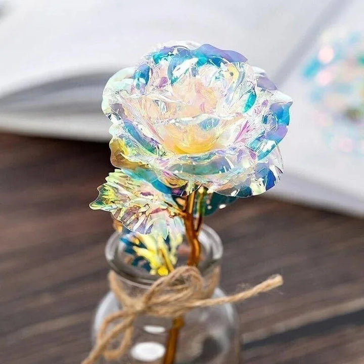 GlowPetal – Bunte Kristall Rose